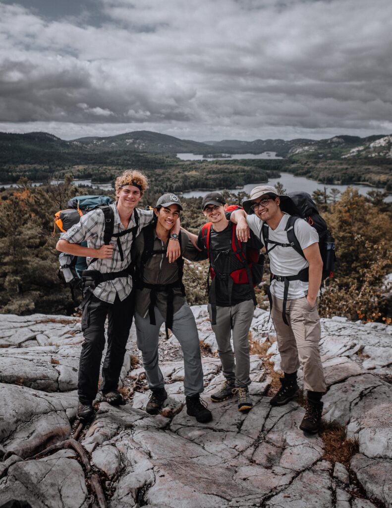 Wandern in der Gruppe