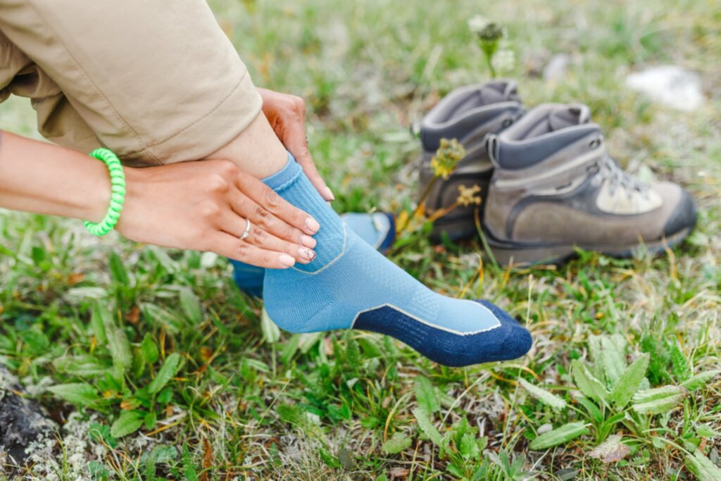 Die richtigen Wandersocken nutzen