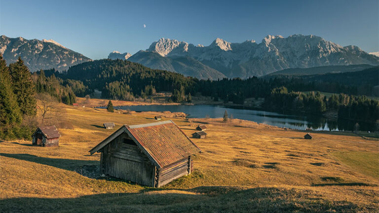 alpine Landschaft in Bayern