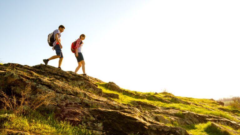 Gemütlich wandern mit nur kleinem Rucksack