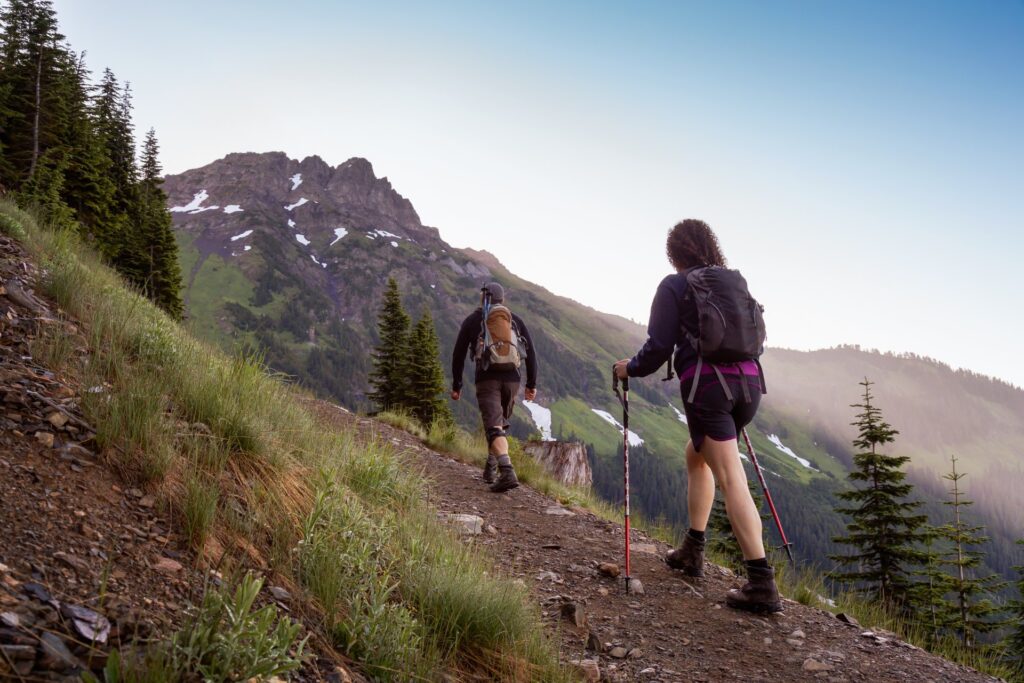 Gemütlich wandern mit nur kleinem Rucksack